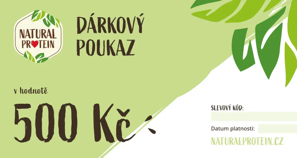 Dárkový poukaz - 500 / 1000 / 2000 kč (online) 500