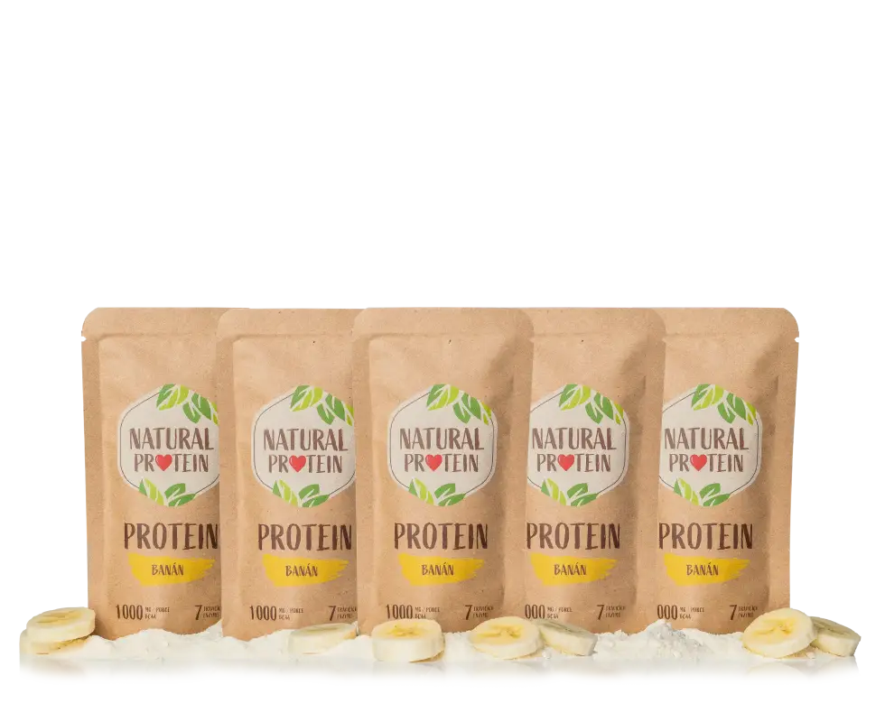 Banánový protein (35 g) 5 kusů