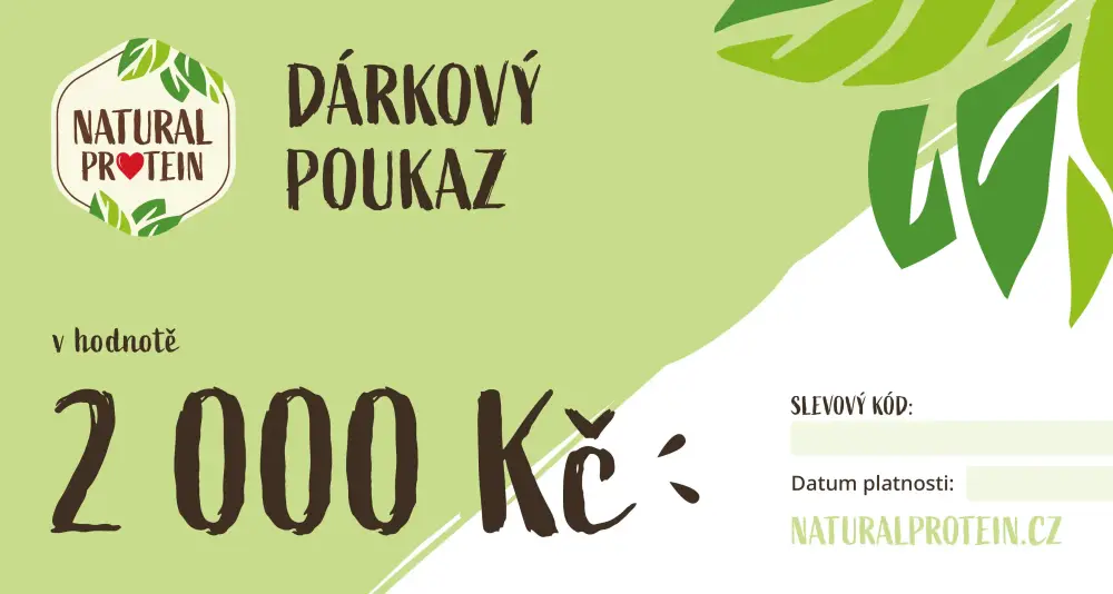 Dárkový poukaz - 500 / 1000 / 2000 kč (online) 2000