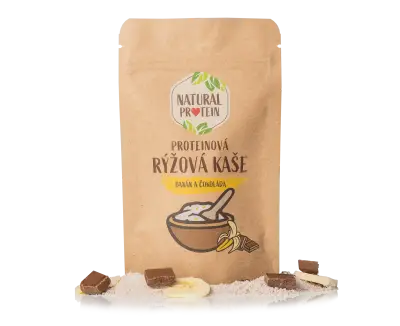 Proteinová rýžová kaše - Banán a čokoláda (60 g) 1 kus