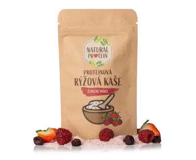 Proteinová rýžová kaše - Červené ovoce (60 g) 1 kus