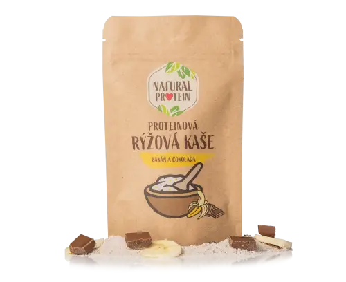 Proteinová rýžová kaše - Banán a čokoláda (60 g) 1 kus